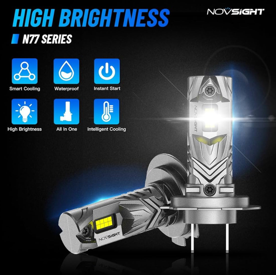 NOVSIGHT H7 LED’s