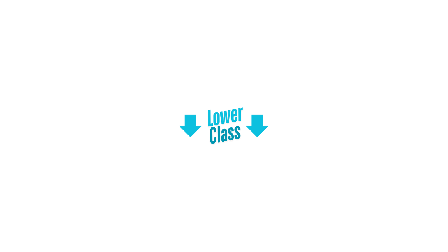 "Lower Class" Window Sticker