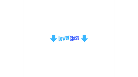 "Lower Class" Window Sticker